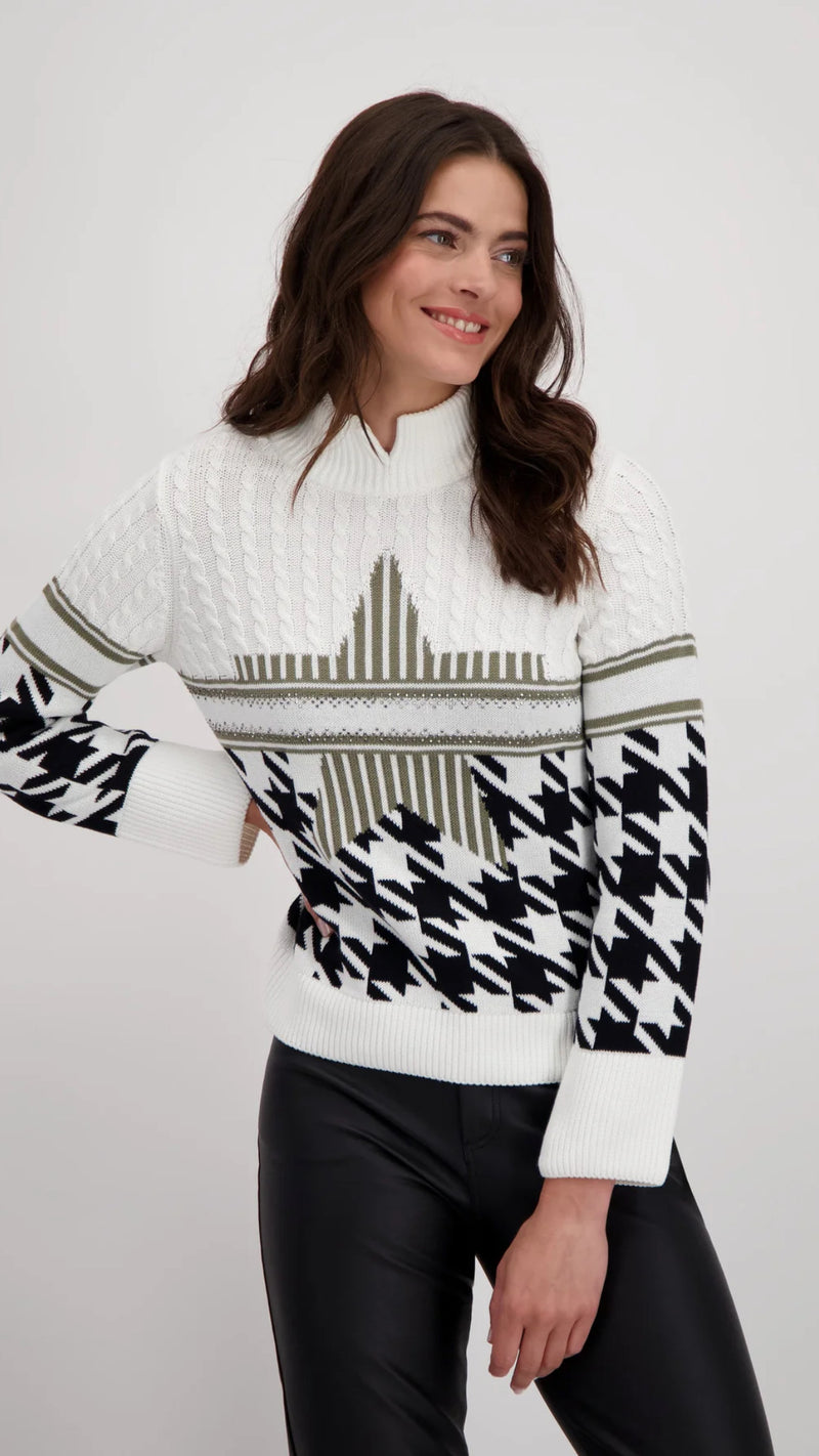 Houndstooth Jumper