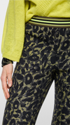 FREDERICA leopard print pull-on trousers