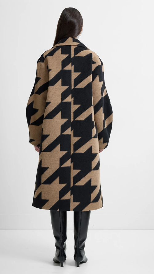 Lucilla Houndstooth Coat