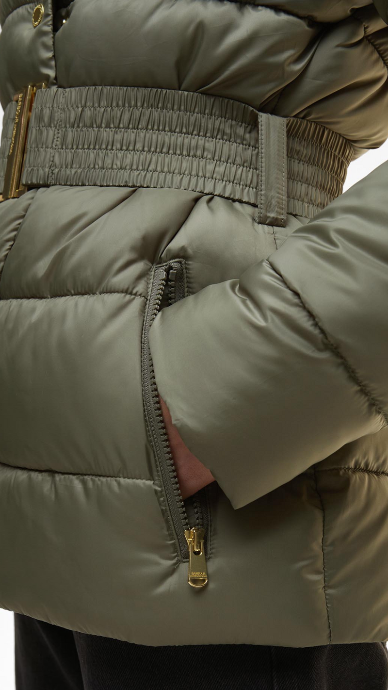 Short Track Line Puffer Jacket