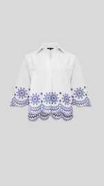 Alissa Cotton Embroidered Shirt