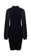 Krista Mix Long Sleeve Knitted Mini Dress