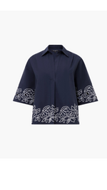 Alissa Cotton Popover Shirt