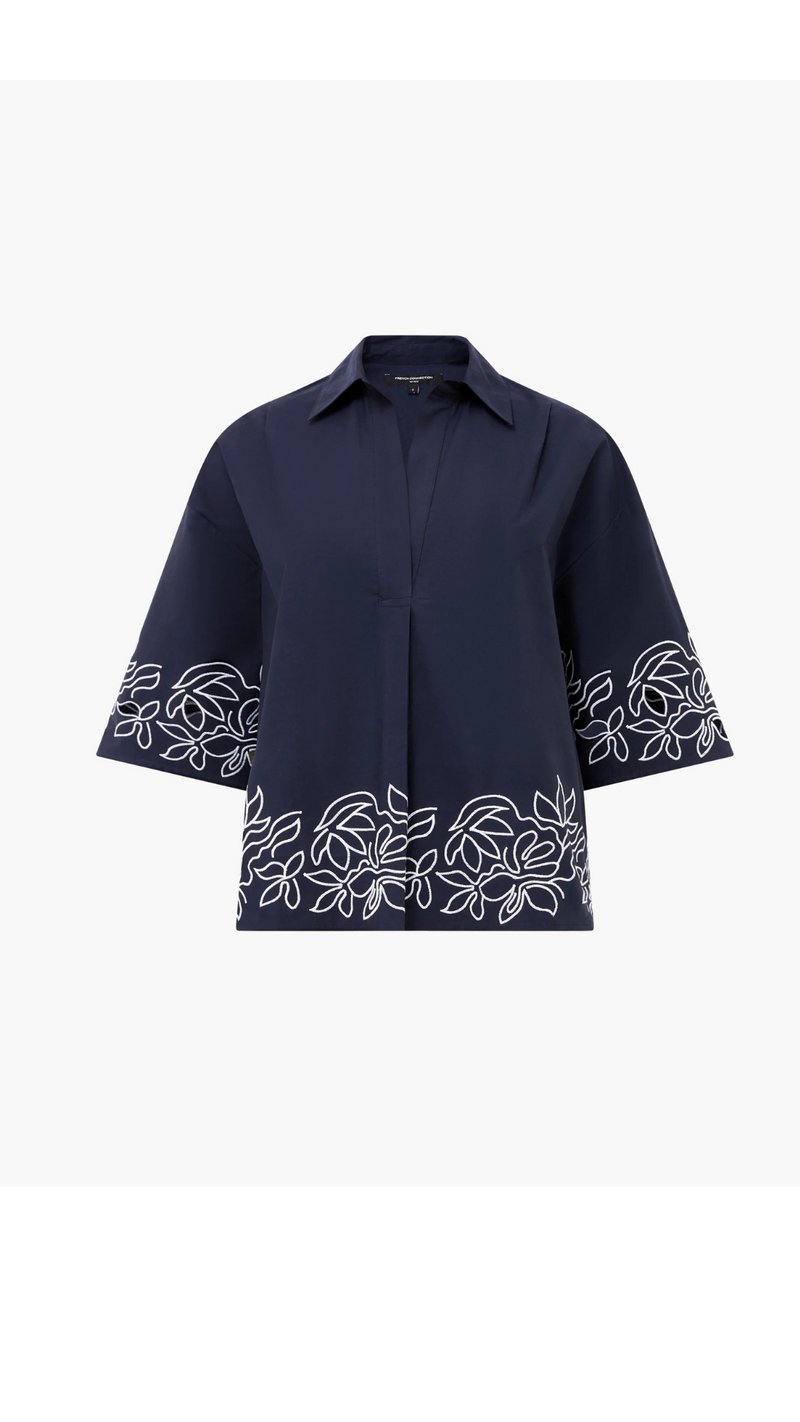 Alissa Cotton Popover Shirt