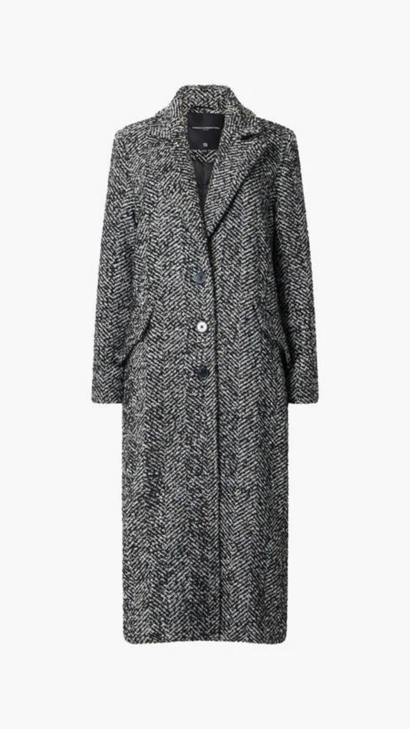 Chantelle Herringbone Coat