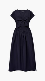 Barletta Poplin Tie Midi Dress