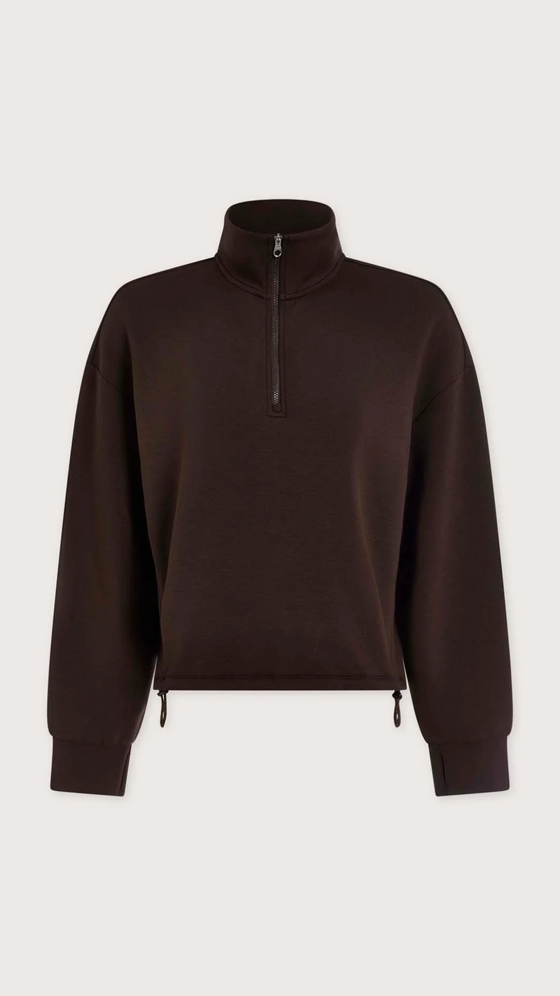 Sian Cropped Half Zip
