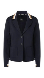 Fitted jersey blazer