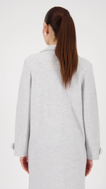 Cardigan made of boiled wool