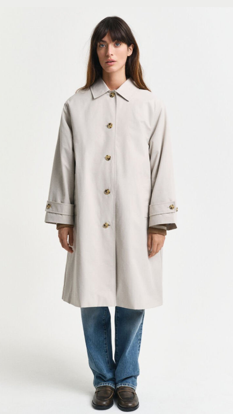 Relaxed Fit Car Coat