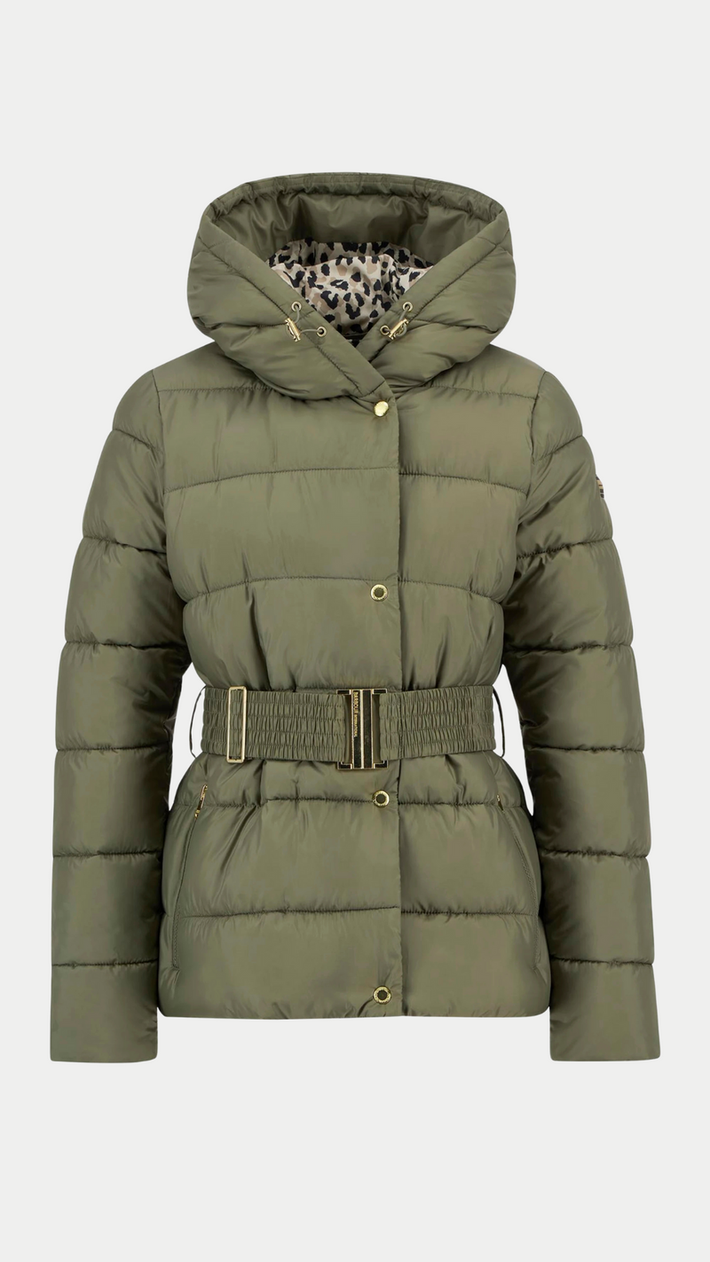 Short Track Line Puffer Jacket