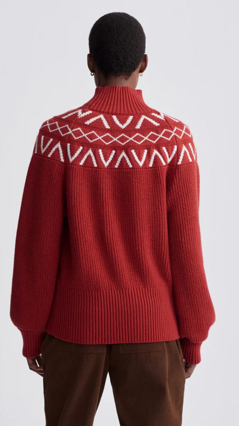 Marcie Fair Isle Yoke Knit