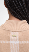 Harriet Tartan High-Neck Jumper