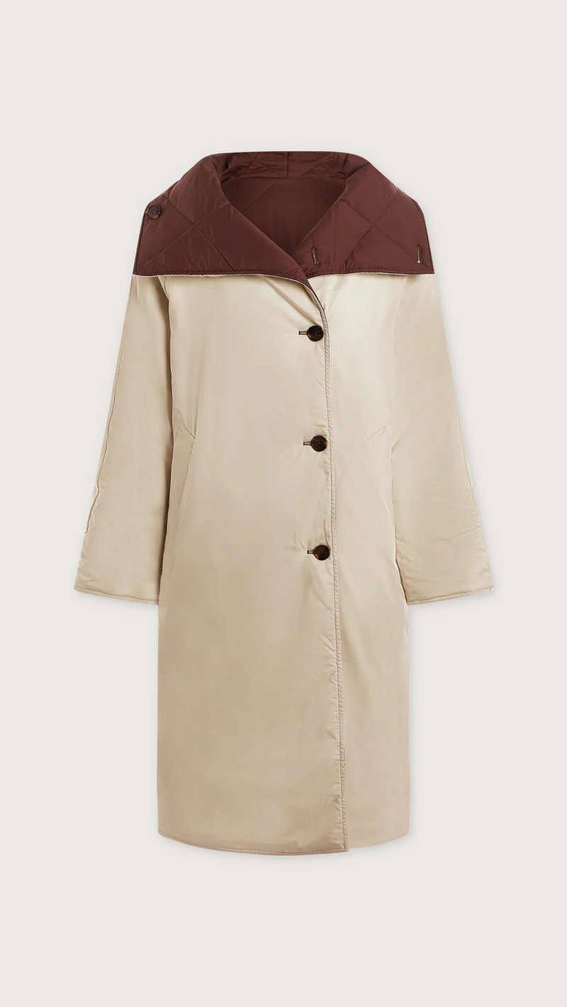 Annalise Reversible Wrap Coat