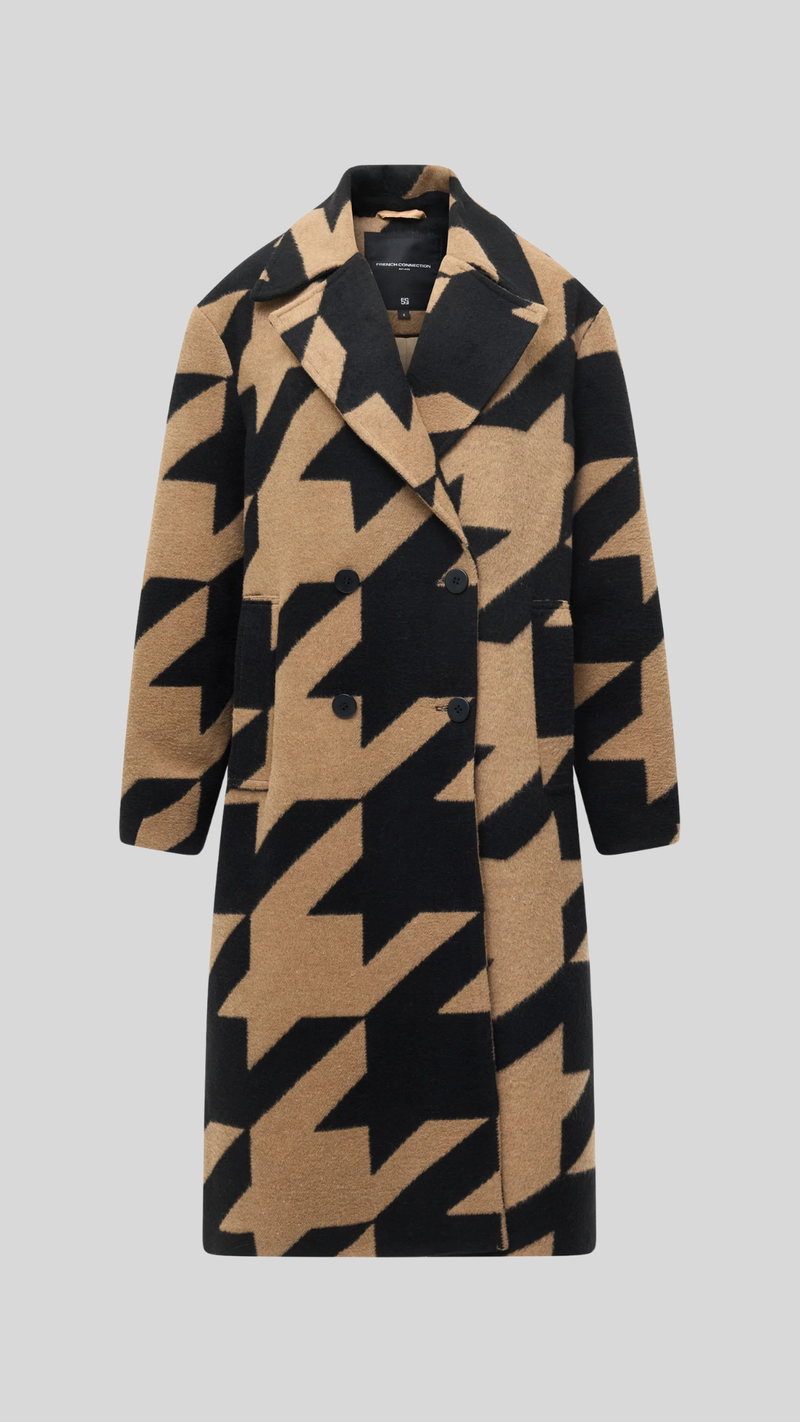 Lucilla Houndstooth Coat