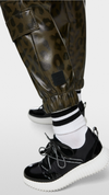 ROYE faux leather leopard print trousers