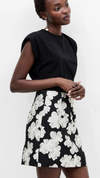 Lora Poly Jaquard Mini Skirt