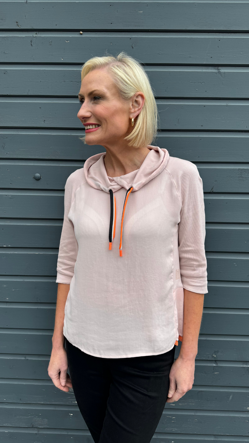 Raglan Blouse with Ruffle Detail