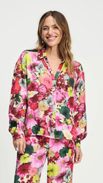 Satin Love Bouquet Blouse