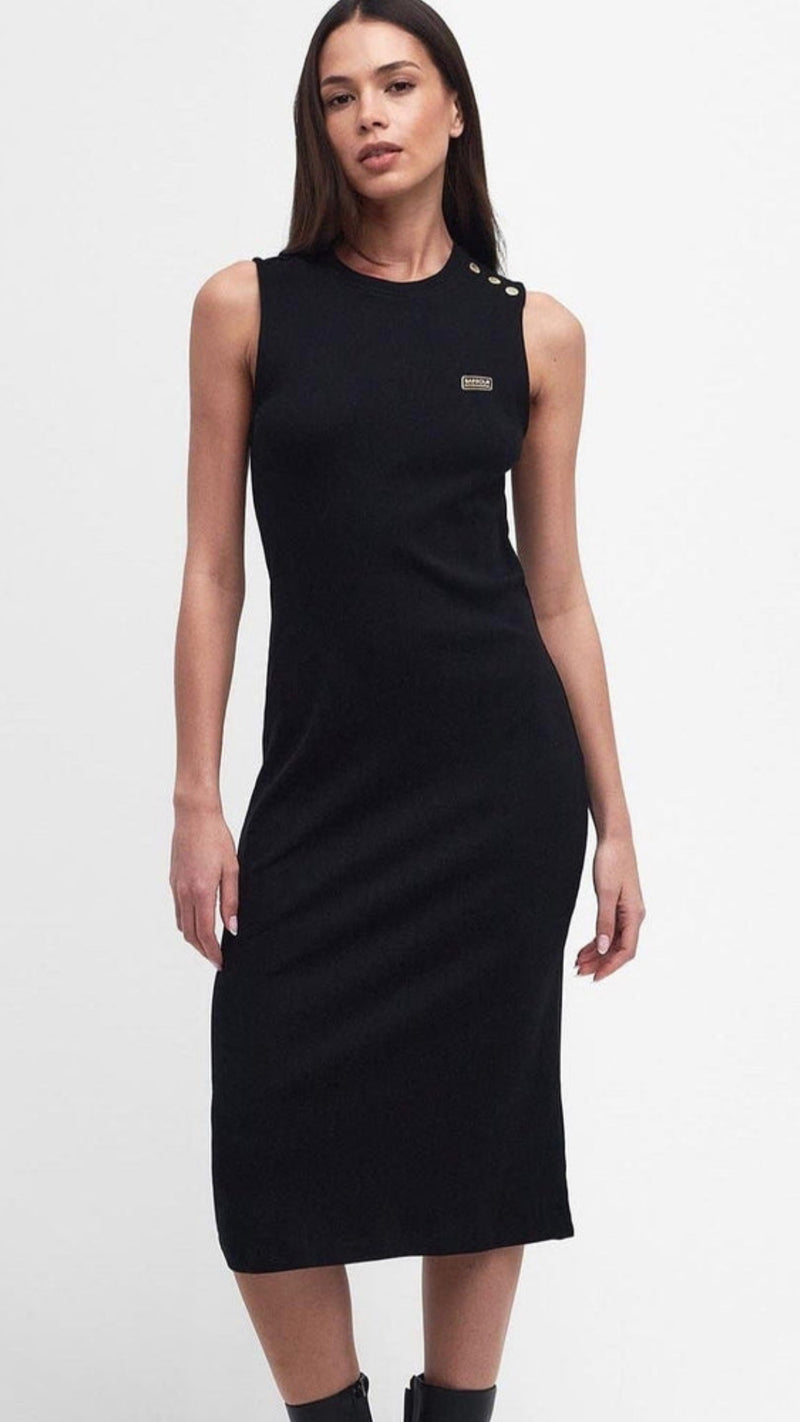 Hadfield Midi Dress in Black