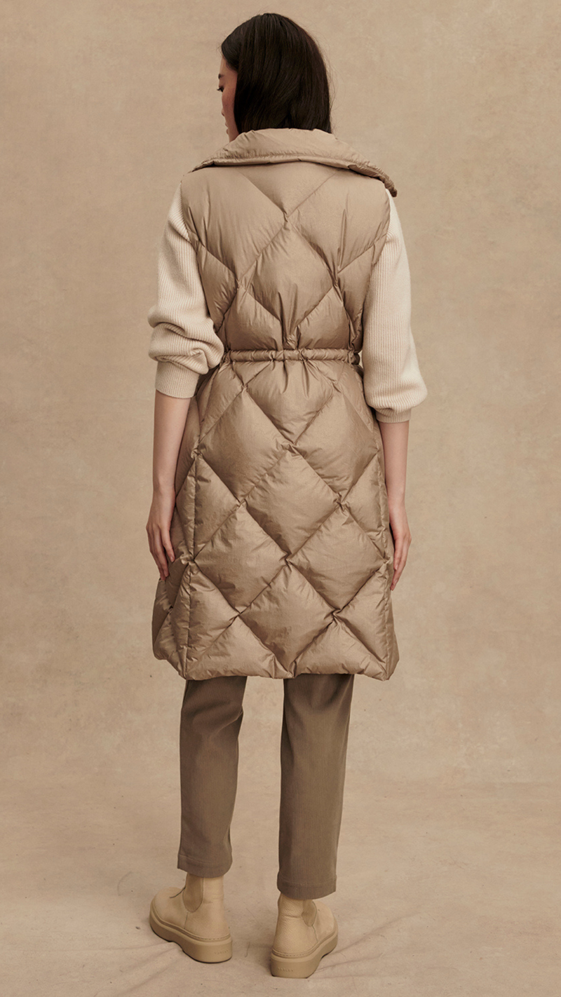 Navine Long Down Gilet