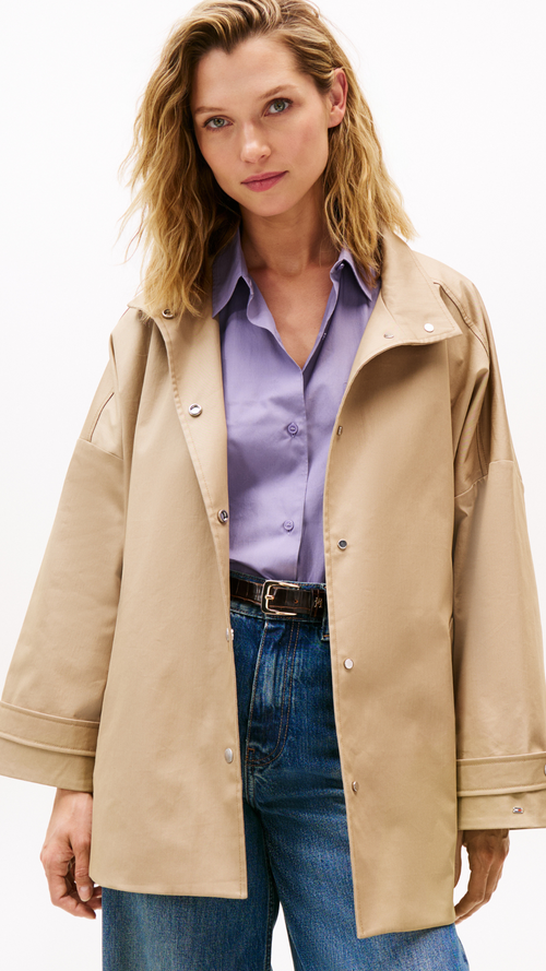 Water Repellent Oversized Car Coat