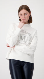 Sweatshirt With Rhinestones