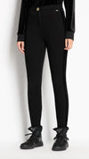 Jersey Trousers with Velvet Stripe