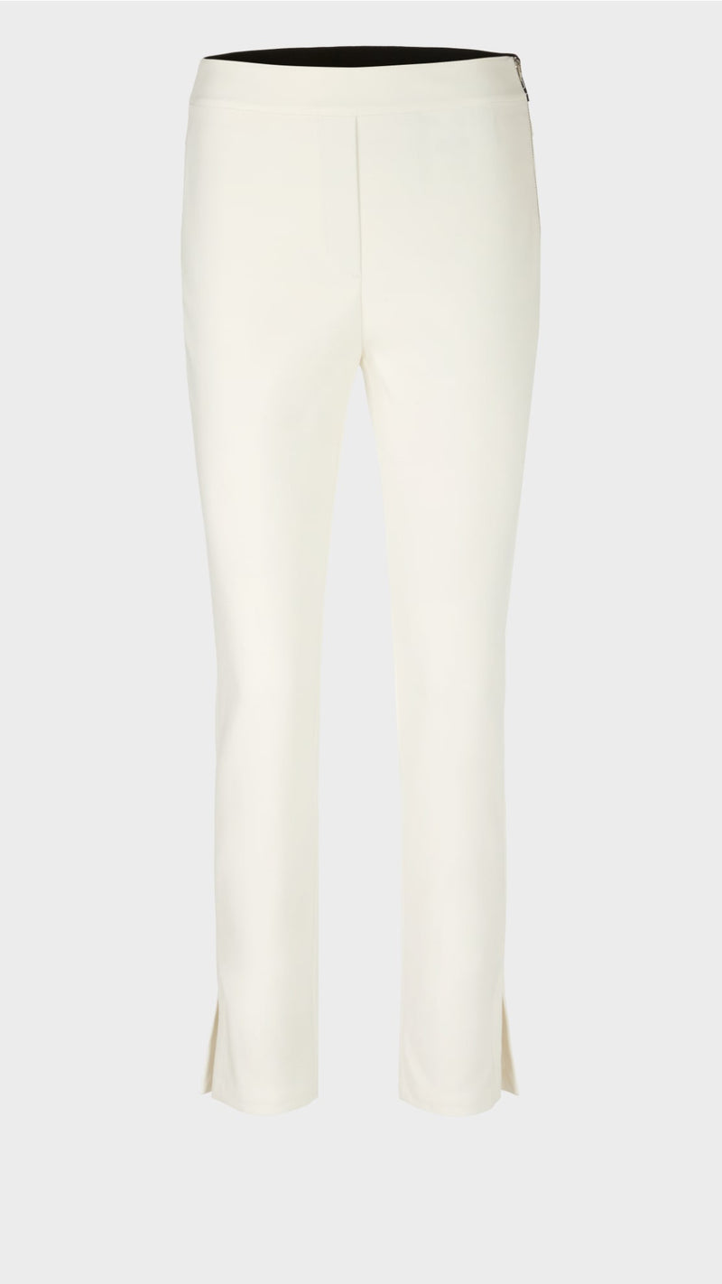 White Elasticated Trousers