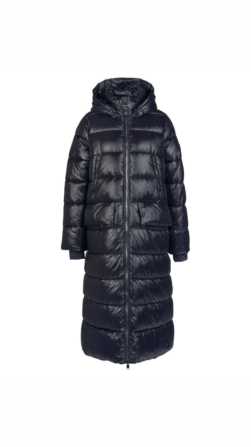 Shiny Quilted Black Jacket