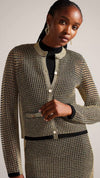 Sallyann Stitch detail knitted jacket