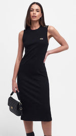 Hadfield Midi Dress in Black