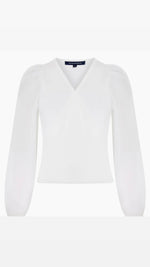 French Connection Mozart Melody Mix V-Neck Jumper