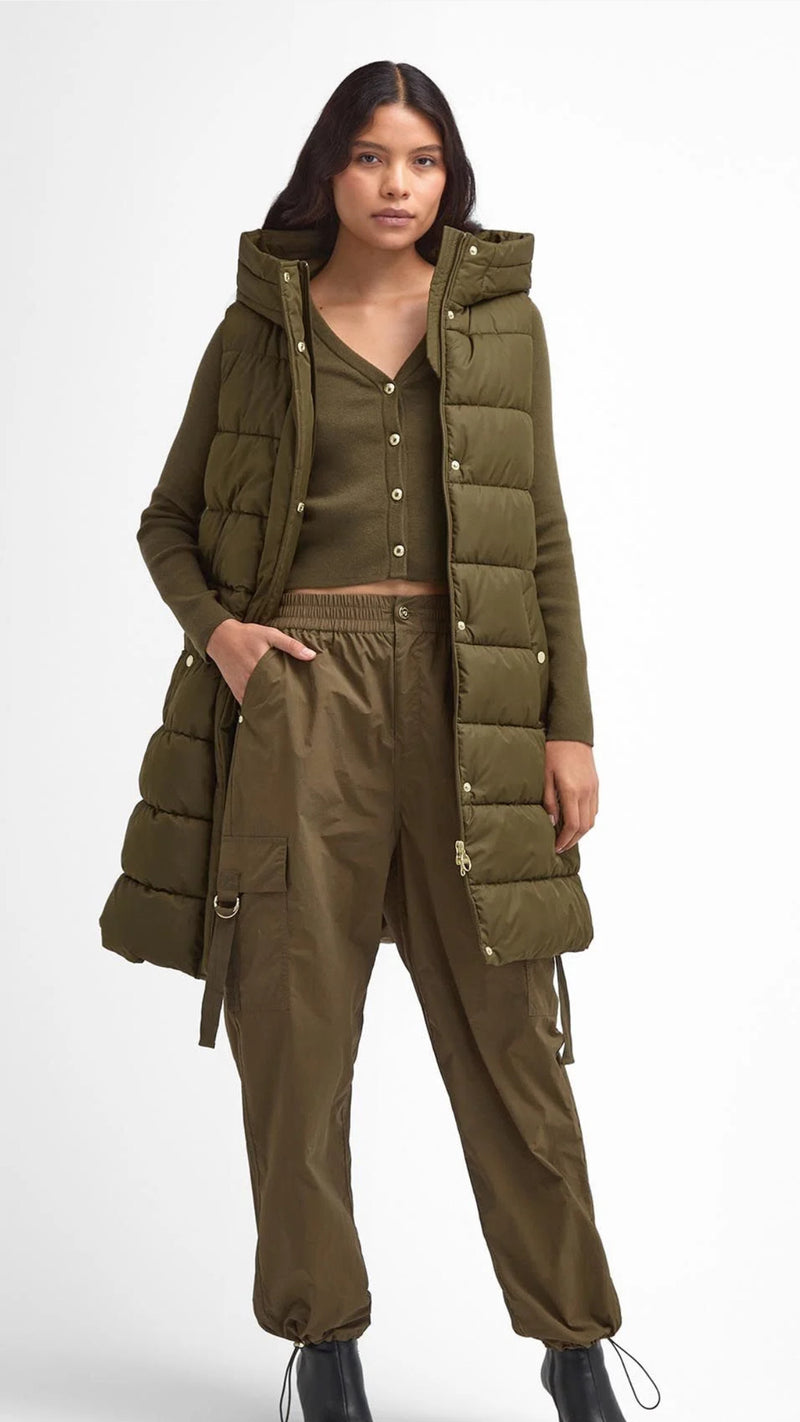 Greyson Puffer Gilet in Empire Green