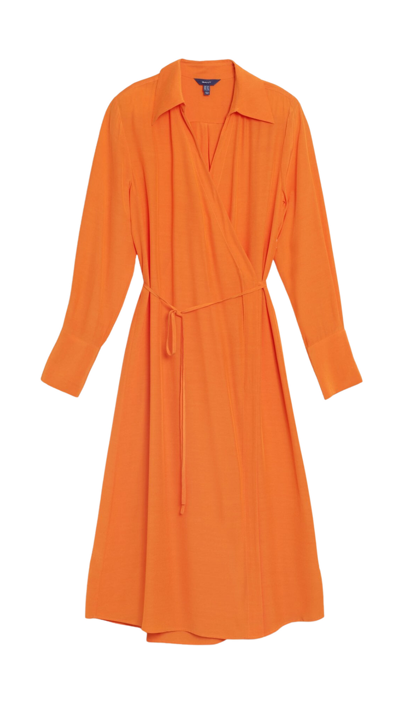 Wrap Dress - Orange - Gant
