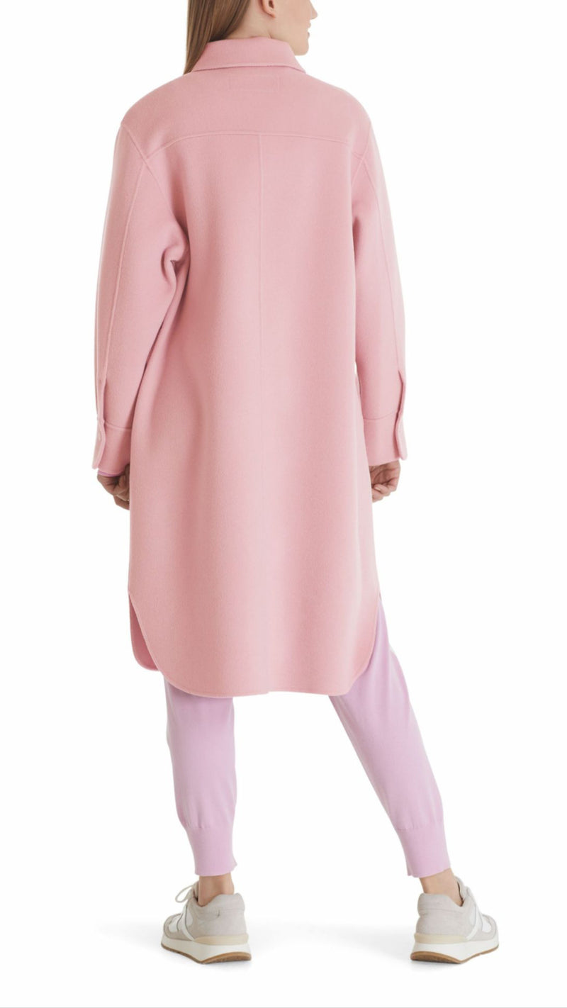 Pink Wool Coat