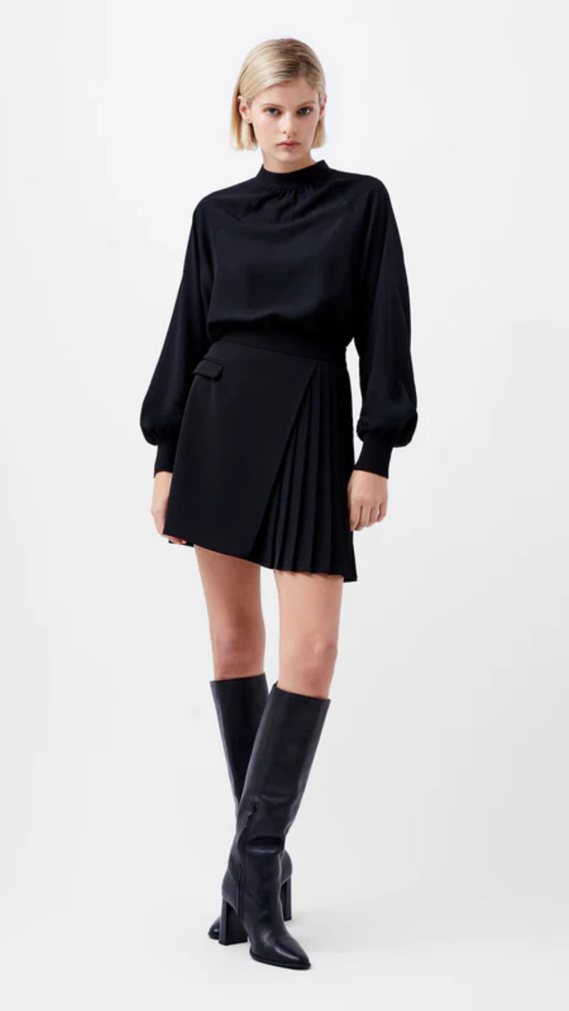 Harrie Suiting Pleated Skirt