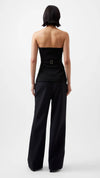 Harrie Suiting Strapless Top