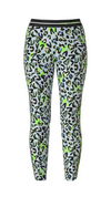 Marc Cain - Narrow pants SOFIA with all-over print - Gentle Vibes Collection