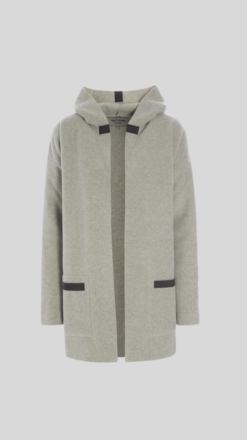 Henriette Steffensen Cardigan with Hood