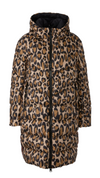 Animal Print Quilted Coat