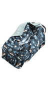LA MILLOU - CAR SEAT BLANKET - ON THE ROAD - VELVET SMOKE MINT