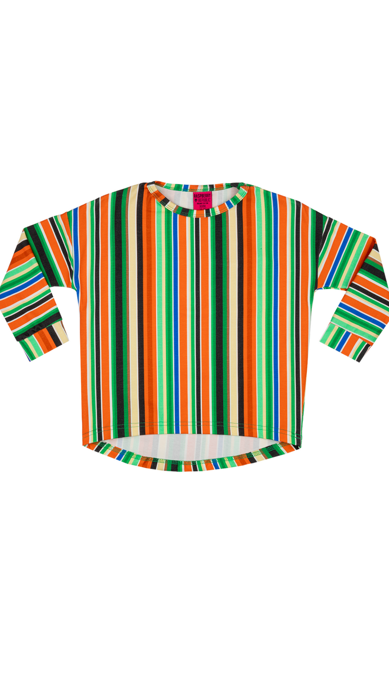 Folk Stripes Long Sleeve T-Shirt