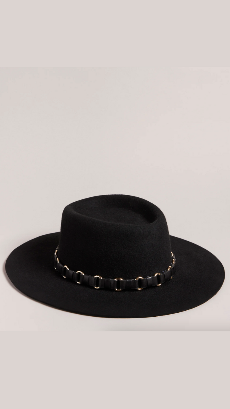 Shonahh - Black Fedora Hat