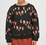 Toadstool Print Unisex Dropped Shoulder Sweater