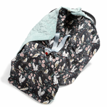 La Millou-Car Seat Blanket- Magic Owl -Smoke Mint