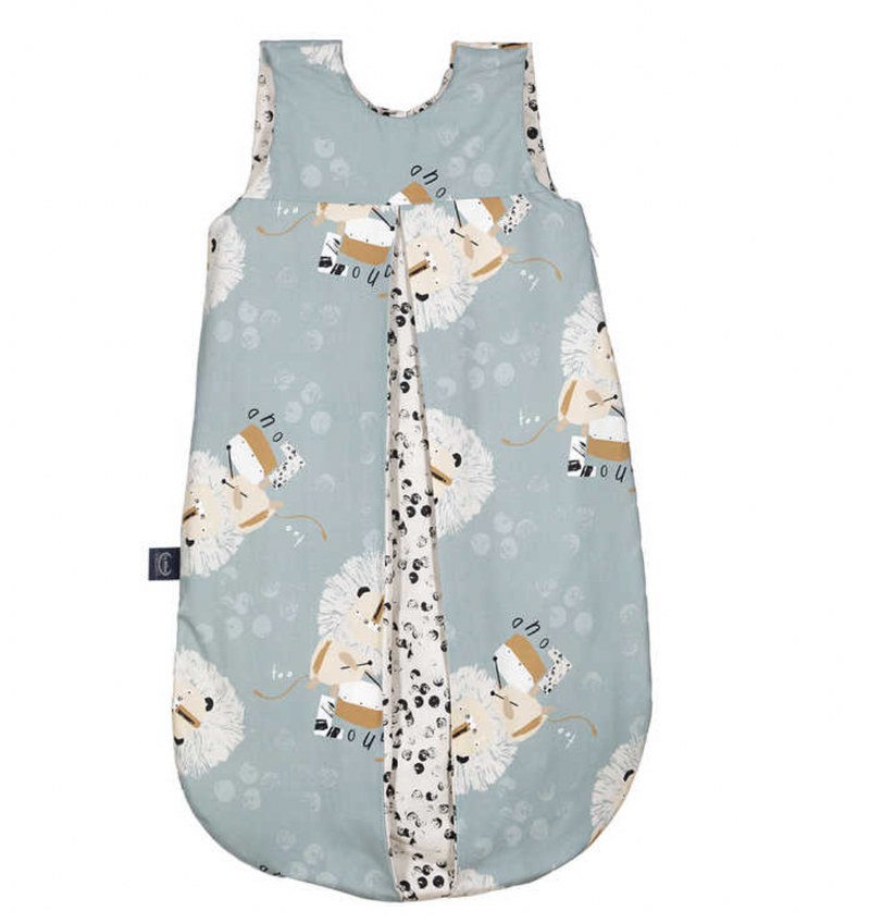 La Millou- Sleeping Bag-M- Wild Cats Stone & Wild Dots