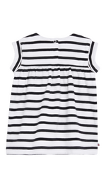 Stripe Short Sleeve Dress