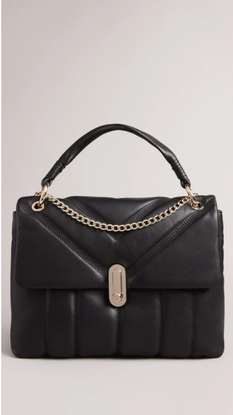 Ayaah - Puffer Quilted Leather Shoulder Bag