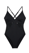 Maabel Strappy Swimsuit with Mesh Panels - Ted Baker